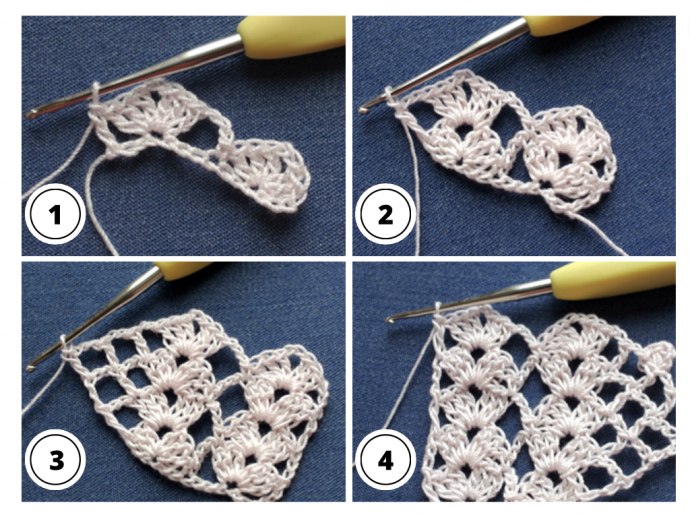 How to Crochet Alexandria Lace Stitch