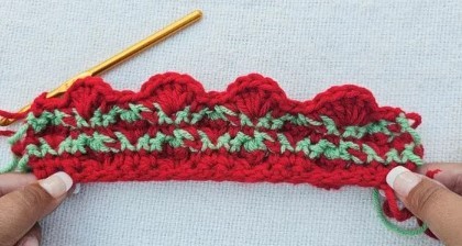 Strawberry Crochet Stitch Photo Tutorial