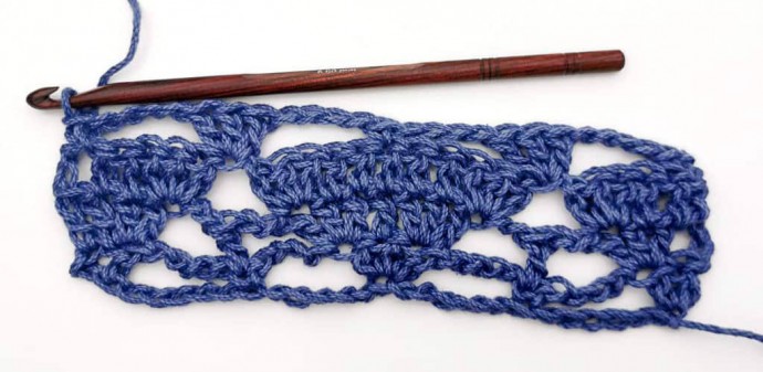 Triangles and Trees Crochet Stitch Photo Tutorial