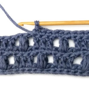 Blueberry Crochet Stitch Photo Tutorial