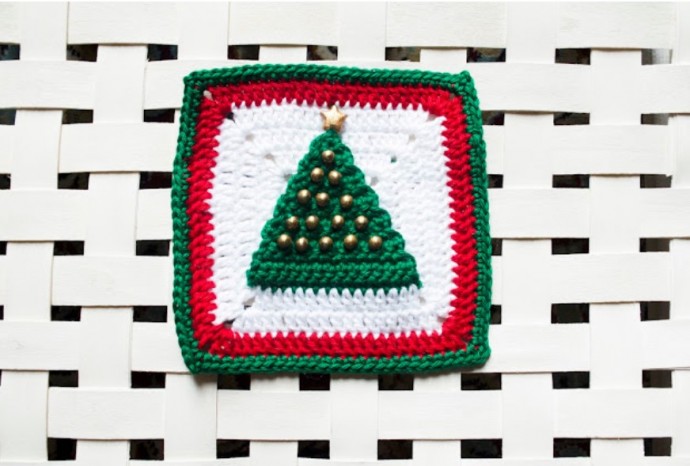 Christmas Tree Granny Square