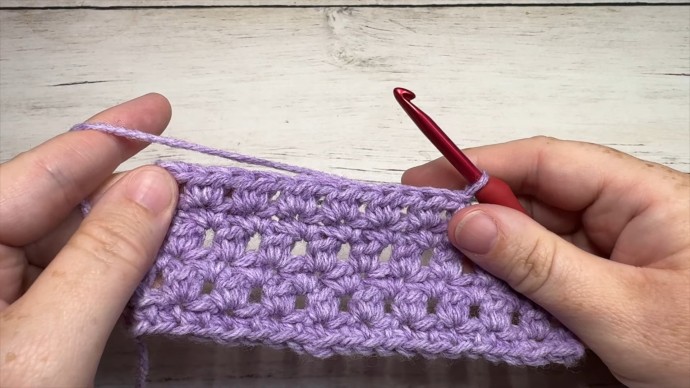 How to Crochet the Blended Mesh Stitch Photo Tutorial