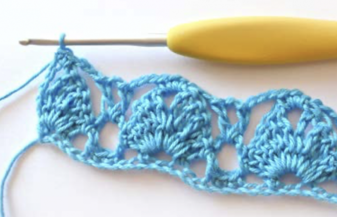 Crochet Lace Shell Stitch