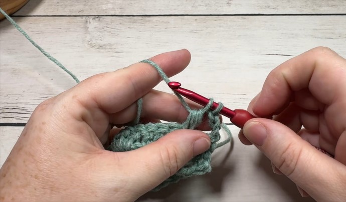 How to Crochet the Crossed Cluster Puff Stitch Photo Tutorial