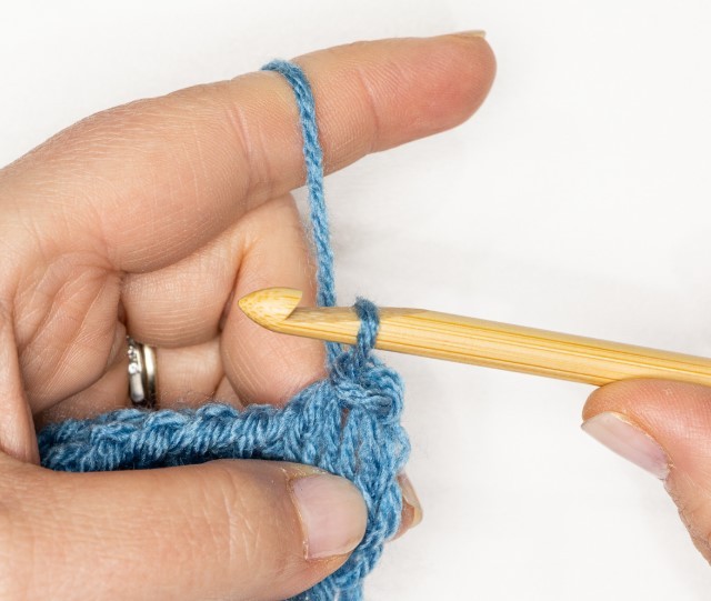 How to Crochet the Tunisian Knit Stitch Photo Tutorial