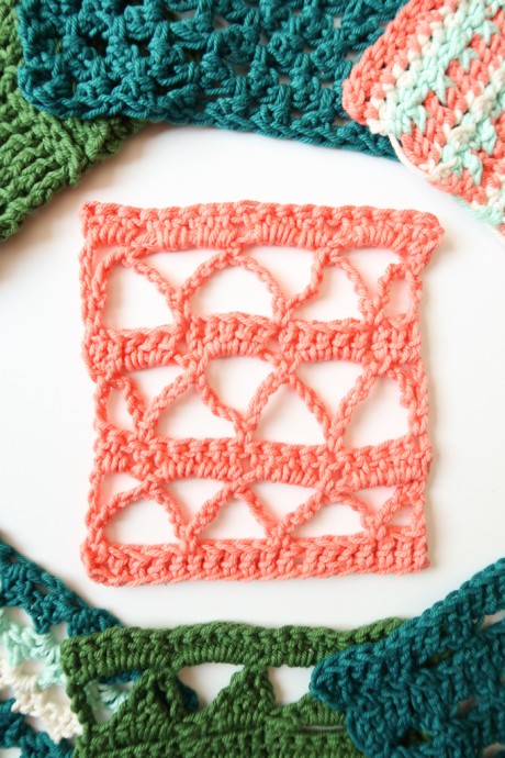 Open Mesh Stitch Crochet Pattern