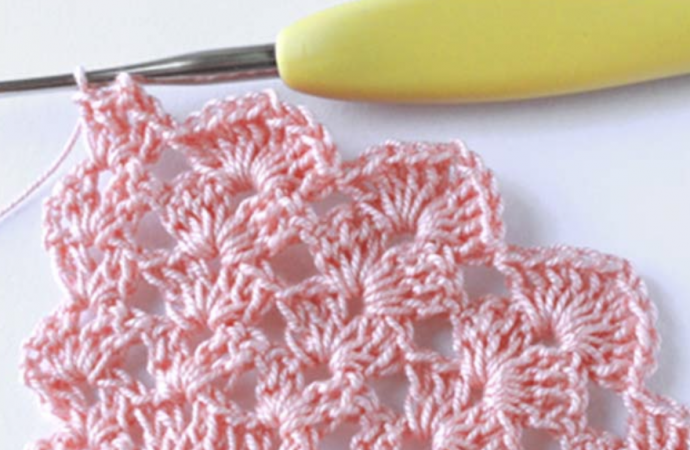 The Enchanting Crochet Rebecca’s Fan Lace Stitch