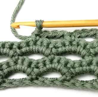Eyelet Crochet Stitch Photo Tutorial