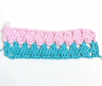 Granny Triangle Crochet Stitch Photo Tutorial