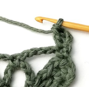 Stacked Triangles and Eyelet Crochet Stitch Photo Tutorial