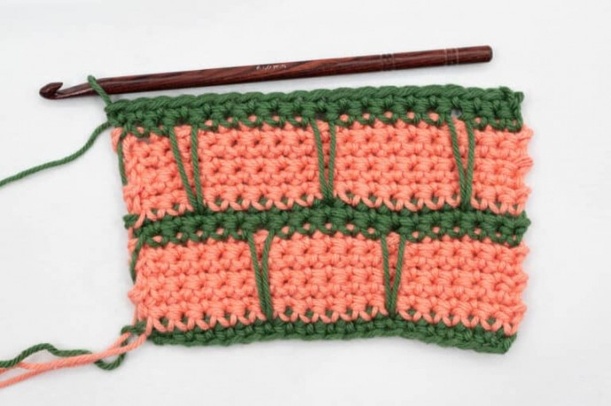 How to Crochet the Brick Stitch Photo Tutorial