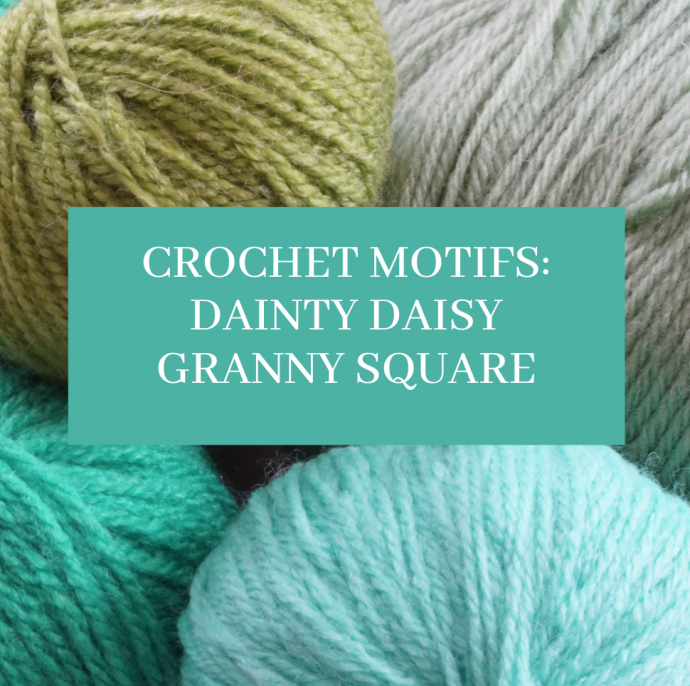 Crochet Motifs: Dainty Daisy Granny Square