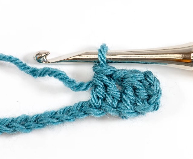 How to Crochet the Paired Double Crochet Stitch Photo Tutorial