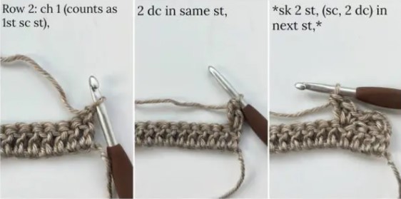 Silt Crochet Stitch Photo Tutorial