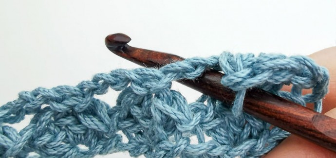 Fans and Eyes Crochet Stitch Photo Tutorial