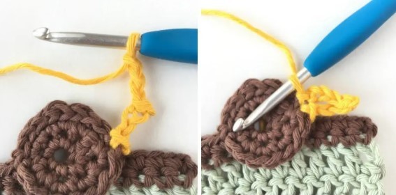 How to Crochet the Sunflower Stitch Photo Tutorial