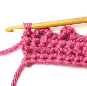 Picot and Large V Crochet Stitch Photo Tutorial