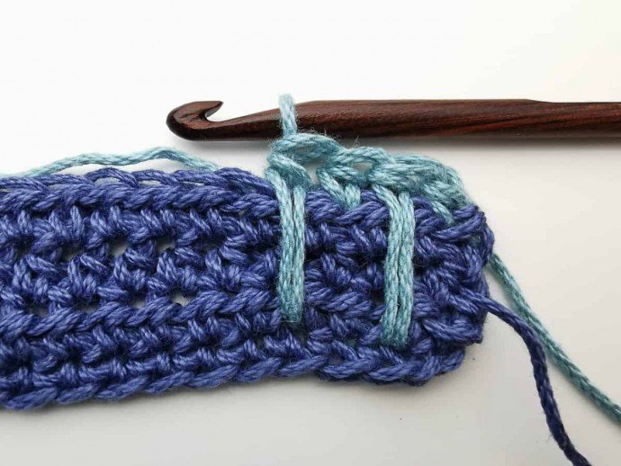 Spike Half Double Crochet Photo Tutorial